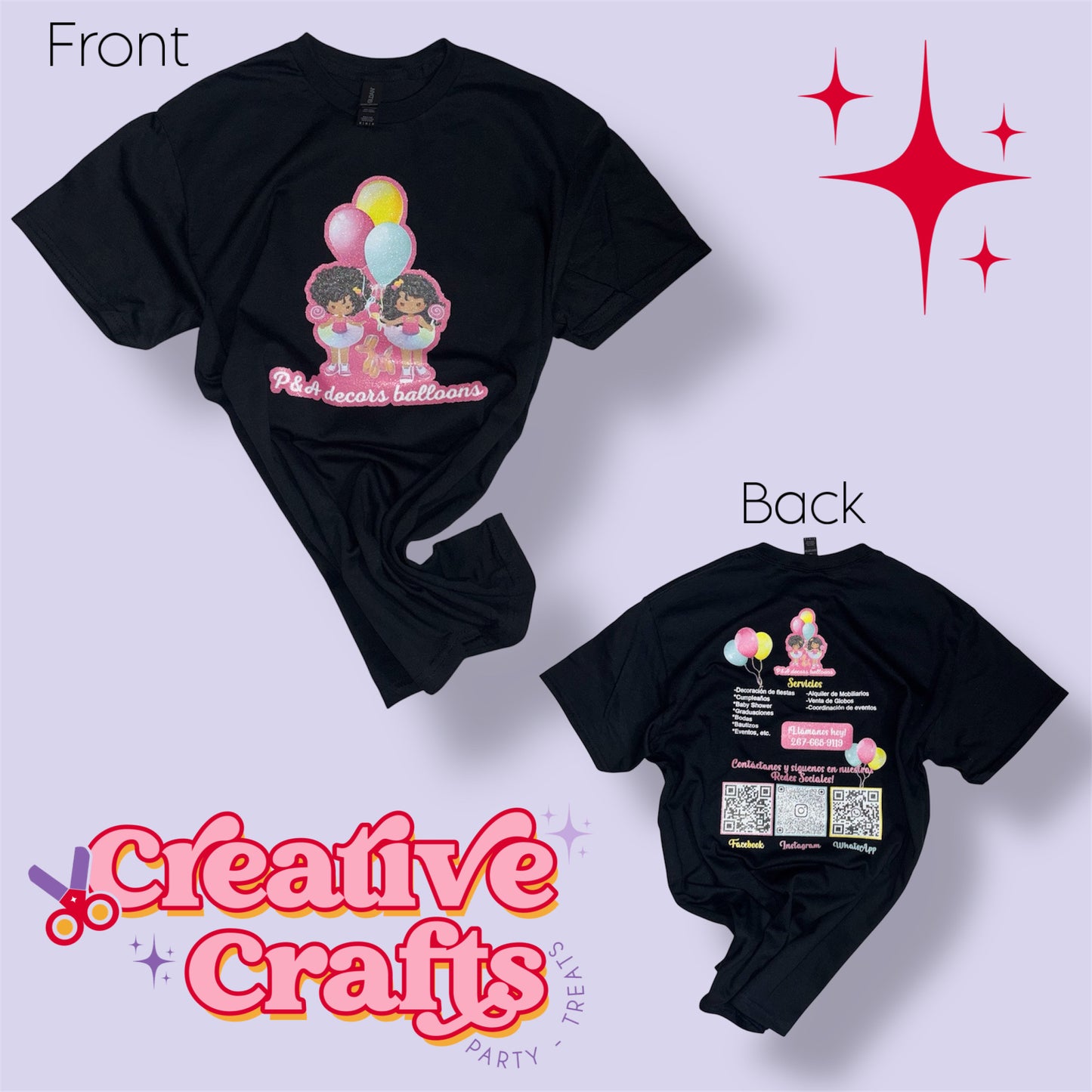 T-Shirt Business DTF Front + Back