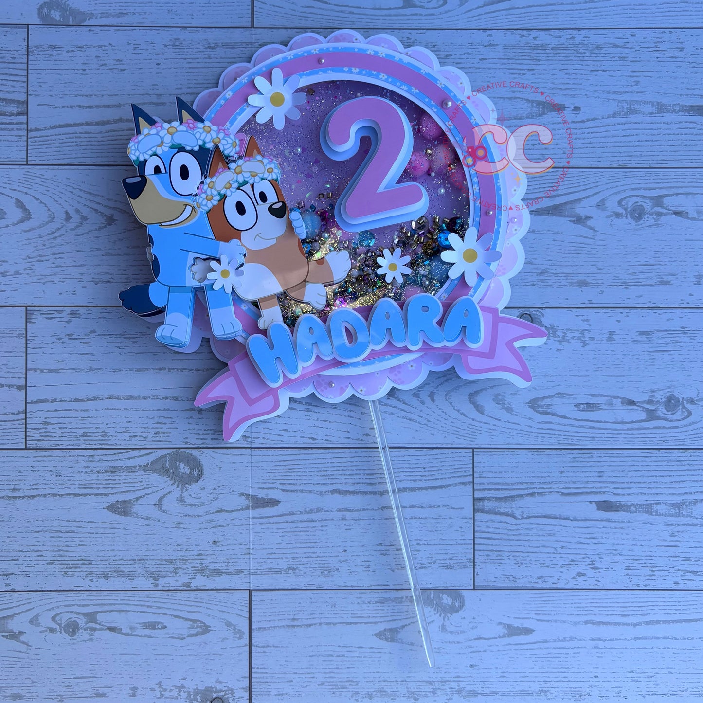 Cake Topper con efecto 3D