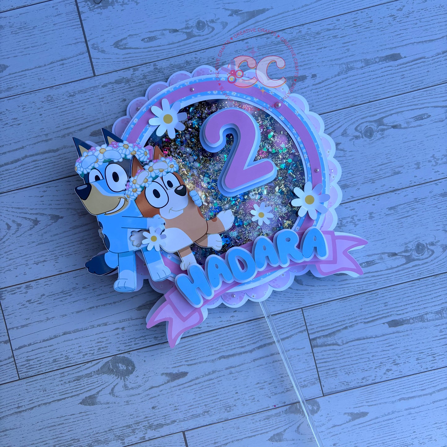 Cake Topper con efecto 3D