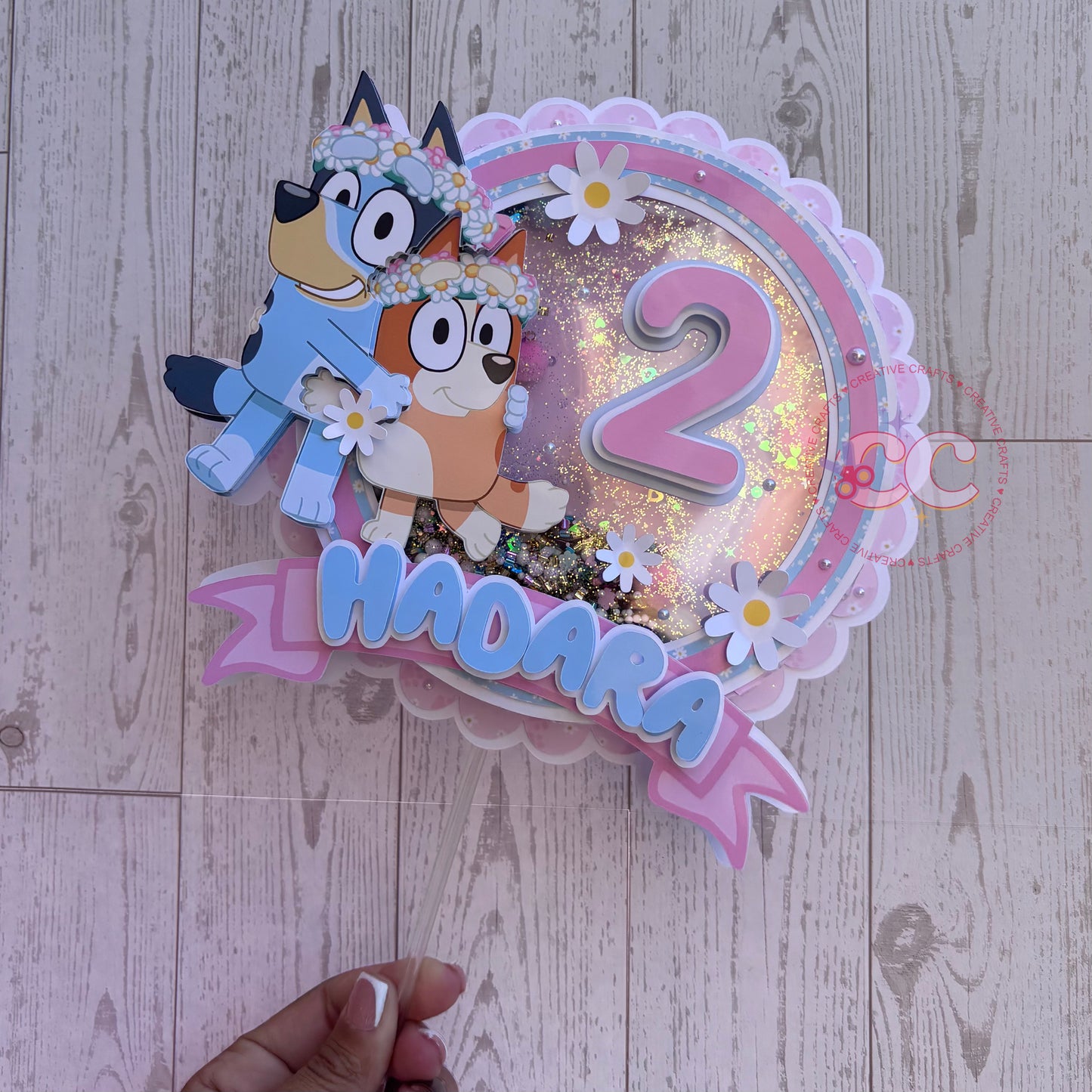 Cake Topper con efecto 3D