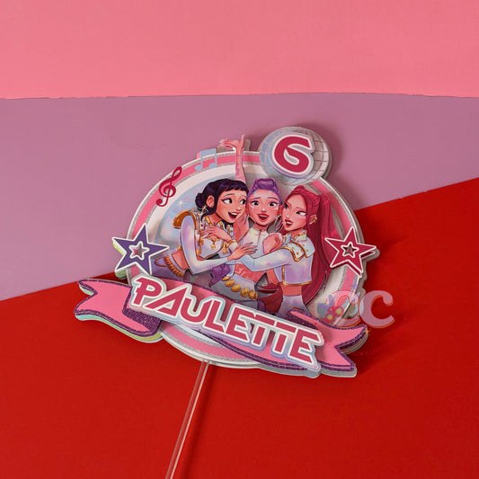 Cake Topper con efecto 3D