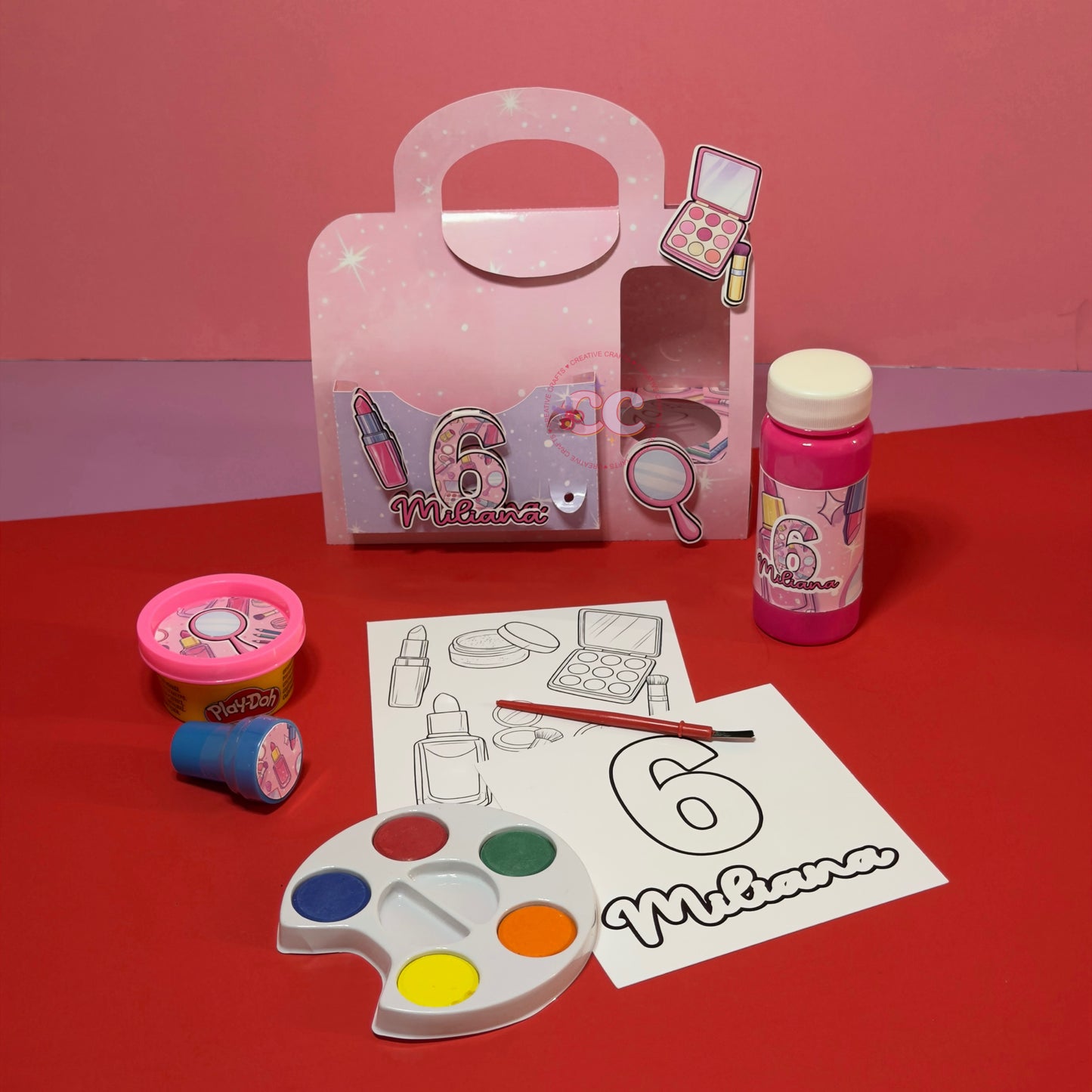 Watercolor Activity Purse