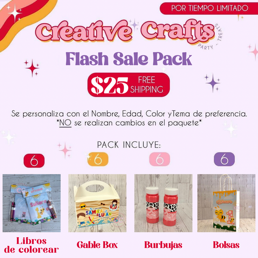 Flash Sale Pack - Envío GRATIS
