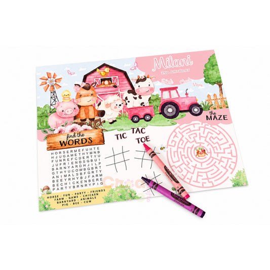 Activity Placemat